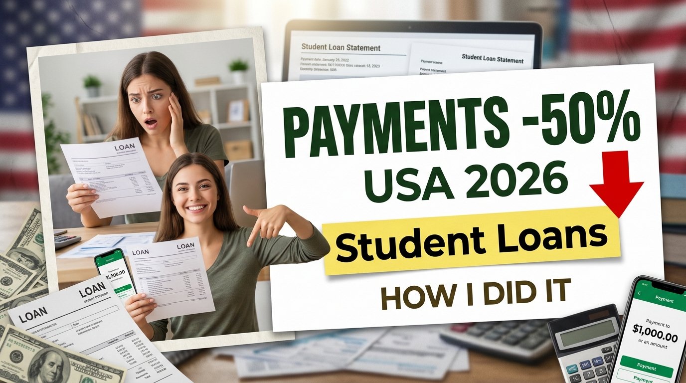 How I Cut My Student Loan Payments in Half (USA 2026 Guide)